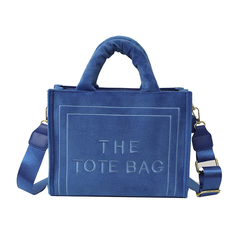Fashionable Plush Tote Bag for Autumn/Winter 2023