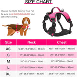 LED Dog Harness- Durable Light up Dog Harness, Reflective Dog Harness Light, Adjustable LED Dog Coat for Small, Medium and Large Dogs (Large, Pink)