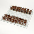 Wine Glass Chess Drinking Game Set