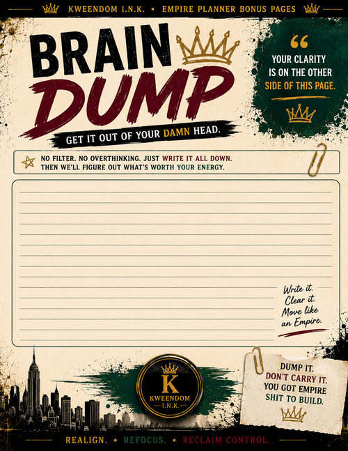 Brain Dump Pack