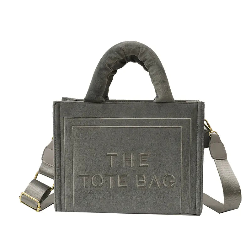 Fashionable Plush Tote Bag for Autumn/Winter 2023