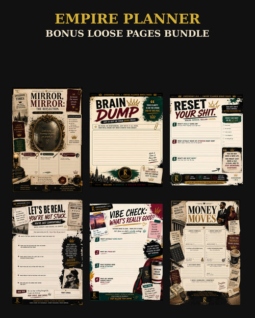 Empire Planner Complete Bonus Loose Pages Bundle