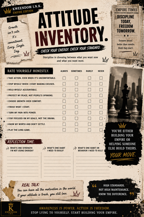 Attitude Inventory Planner Page