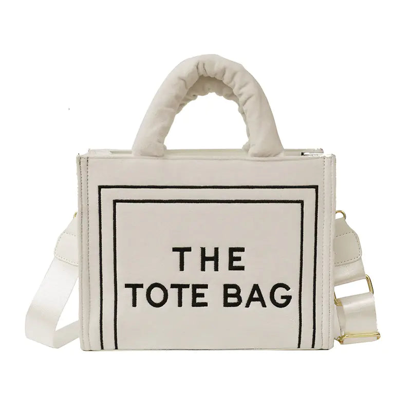 Fashionable Plush Tote Bag for Autumn/Winter 2025
