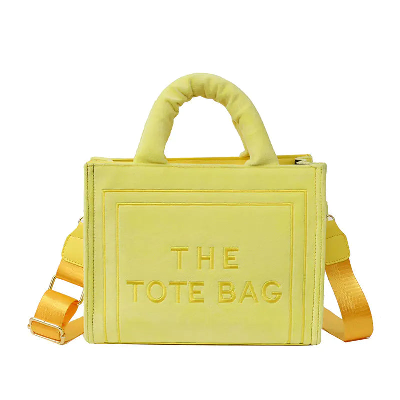Fashionable Plush Tote Bag for Autumn/Winter 2025