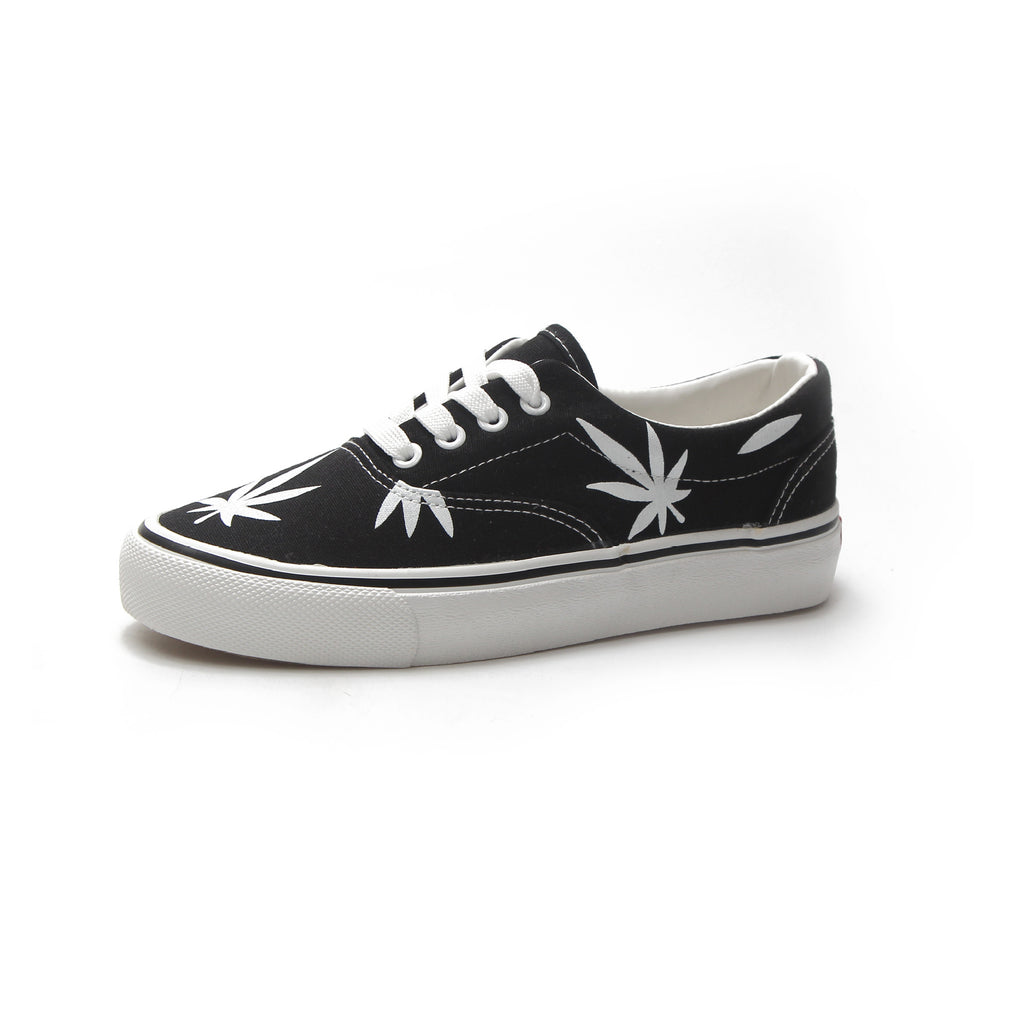 2019 Leaf Style Canvas Sneakers for Women