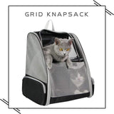 Innovative Traveler Bubble Backpack Pet Carriers for Cats and Dogs (Black)