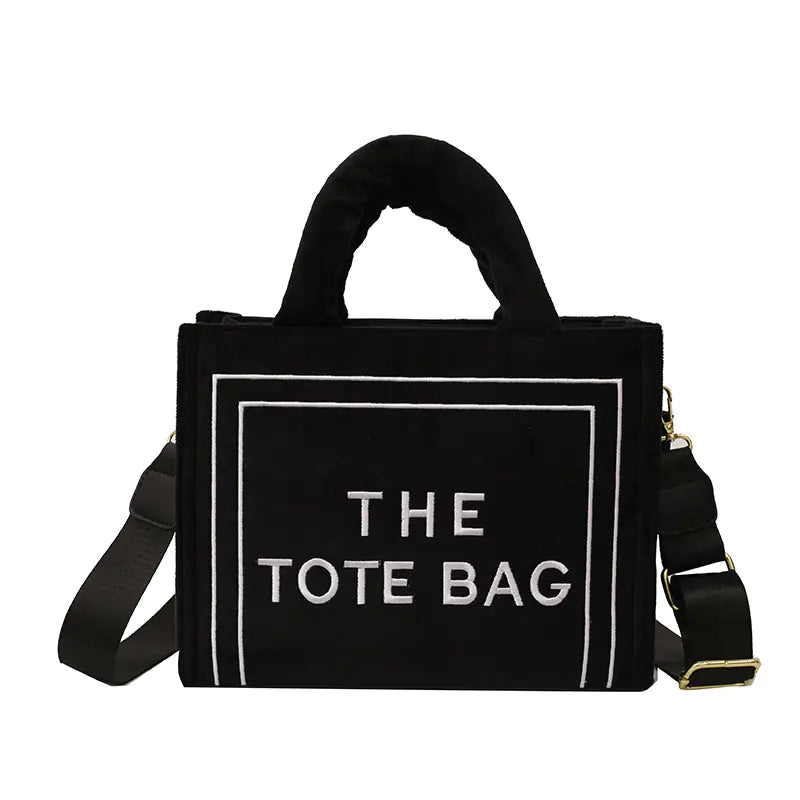Fashionable Plush Tote Bag for Autumn/Winter 2023